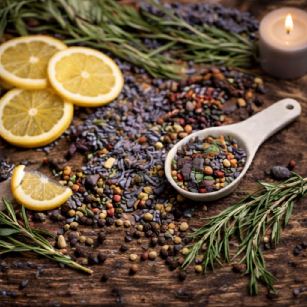 Spring Awakening Simmer Pot, Lemon Lavender Botanical Home Fragrance Stovetop Potpourri - Winterberry Hearth