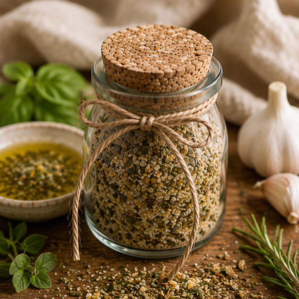 Tuscan Olive Oil Dip, Bread Dipping Seasoning, Gourmet Pantry Italian Herbs, Garlic Bread Appetizer - Winterberry Hearth