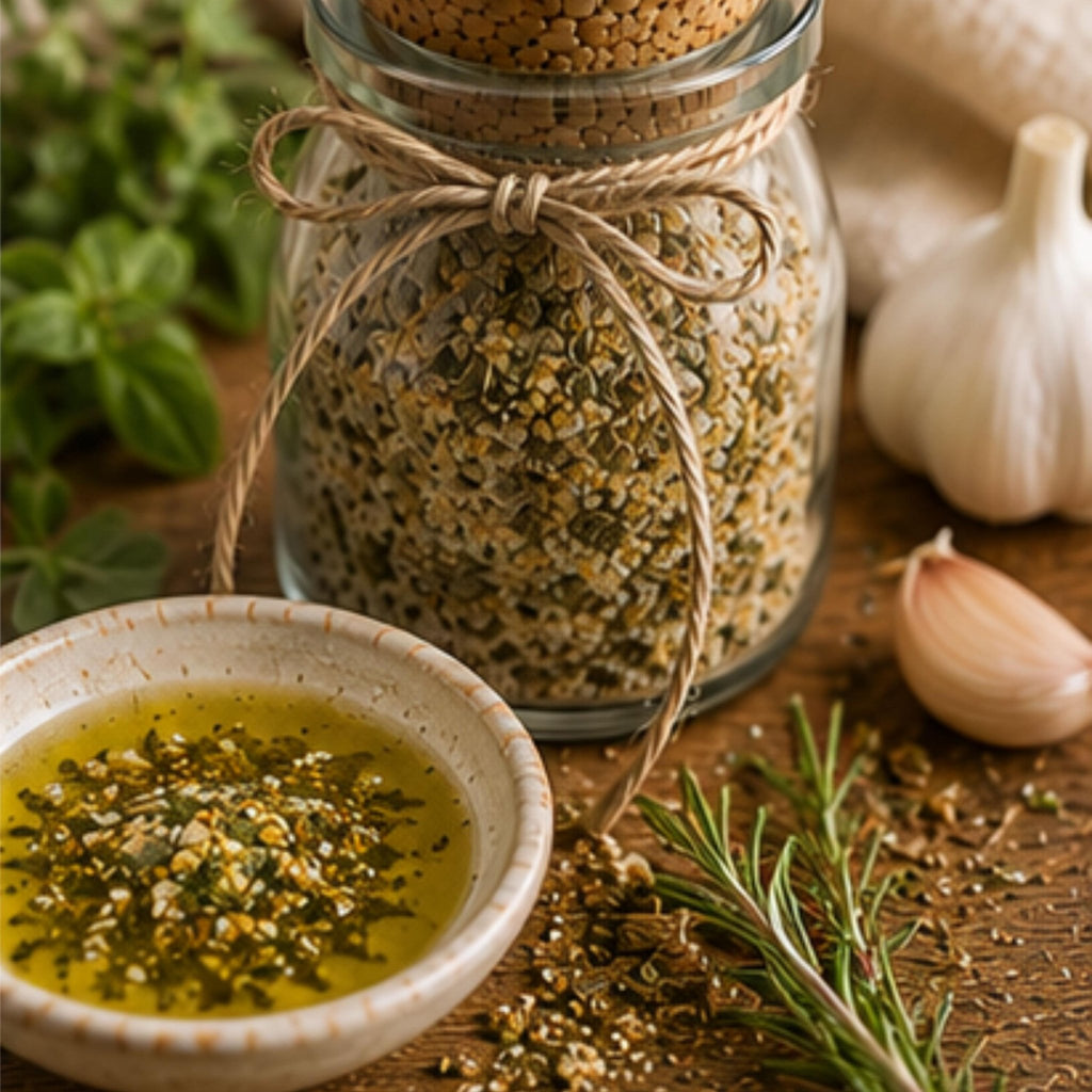 Tuscan Olive Oil Dip, Bread Dipping Seasoning, Gourmet Pantry Italian Herbs, Garlic Bread Appetizer - Winterberry Hearth