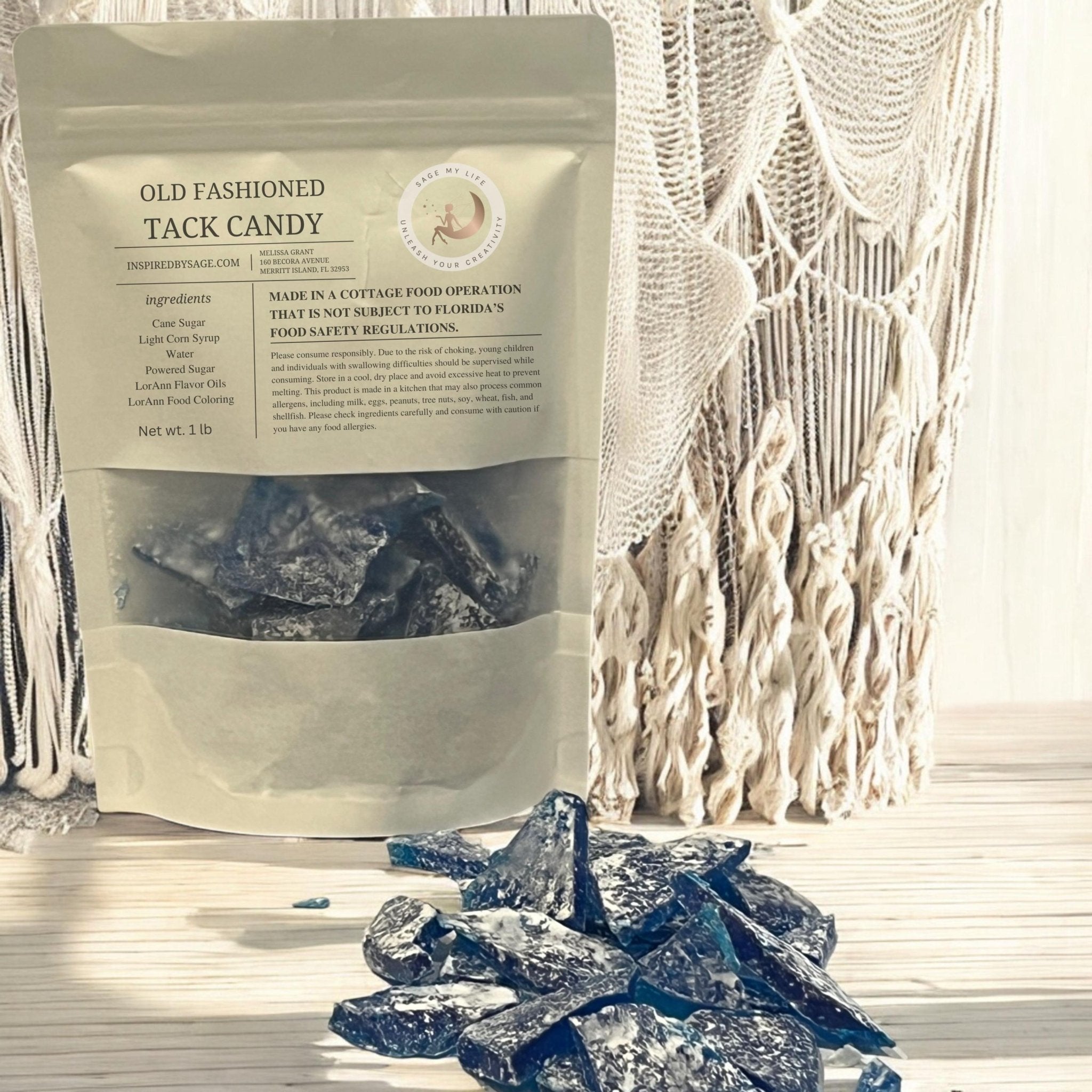 Vintage Rock Candy, Nostalgic Old Fashioned Tack Candy, Broken Glass Treat - Winterberry Hearth