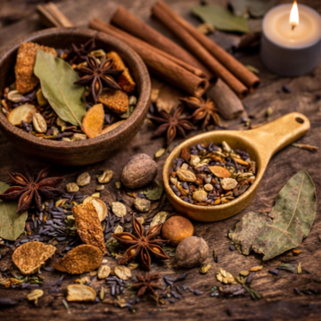 Welcome Wealth Simmer Pot Blend, Abundance Home Ritual, Herbal Prosperity Stovetop Potpourri - Winterberry Hearth