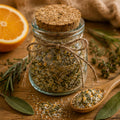 Yuletide Citrus Herb Salt, Cooking Seasoning, Bread Dip Mix, Vegetable Garnish, Gourmet Finishing Salt - Winterberry Hearth
